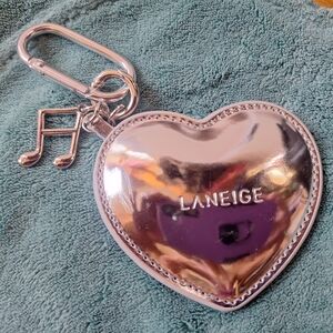 LANEIGE x KATSEYE Juice Pop Lip Tint Keychain 💖 Heart Mirror Compact | K-Pop Co
